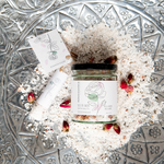 Rose & Mint bath salt jar